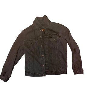 Levi’s Black Denim Trucker Jacket – Size Large